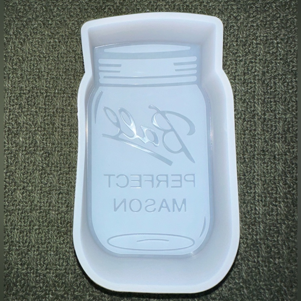 🆕 Mason jar silicone freshie mold